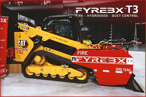 flamethrower for skid steer|FYREBX T3 Skid Steer Firefighting Attachments.